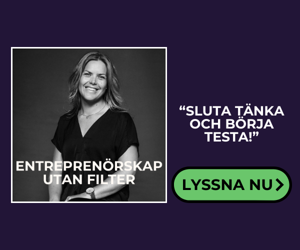 Entreprenörskap utan filter, finns där poddar finns