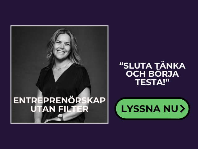 Entreprenörskap utan filter, finns där poddar finns